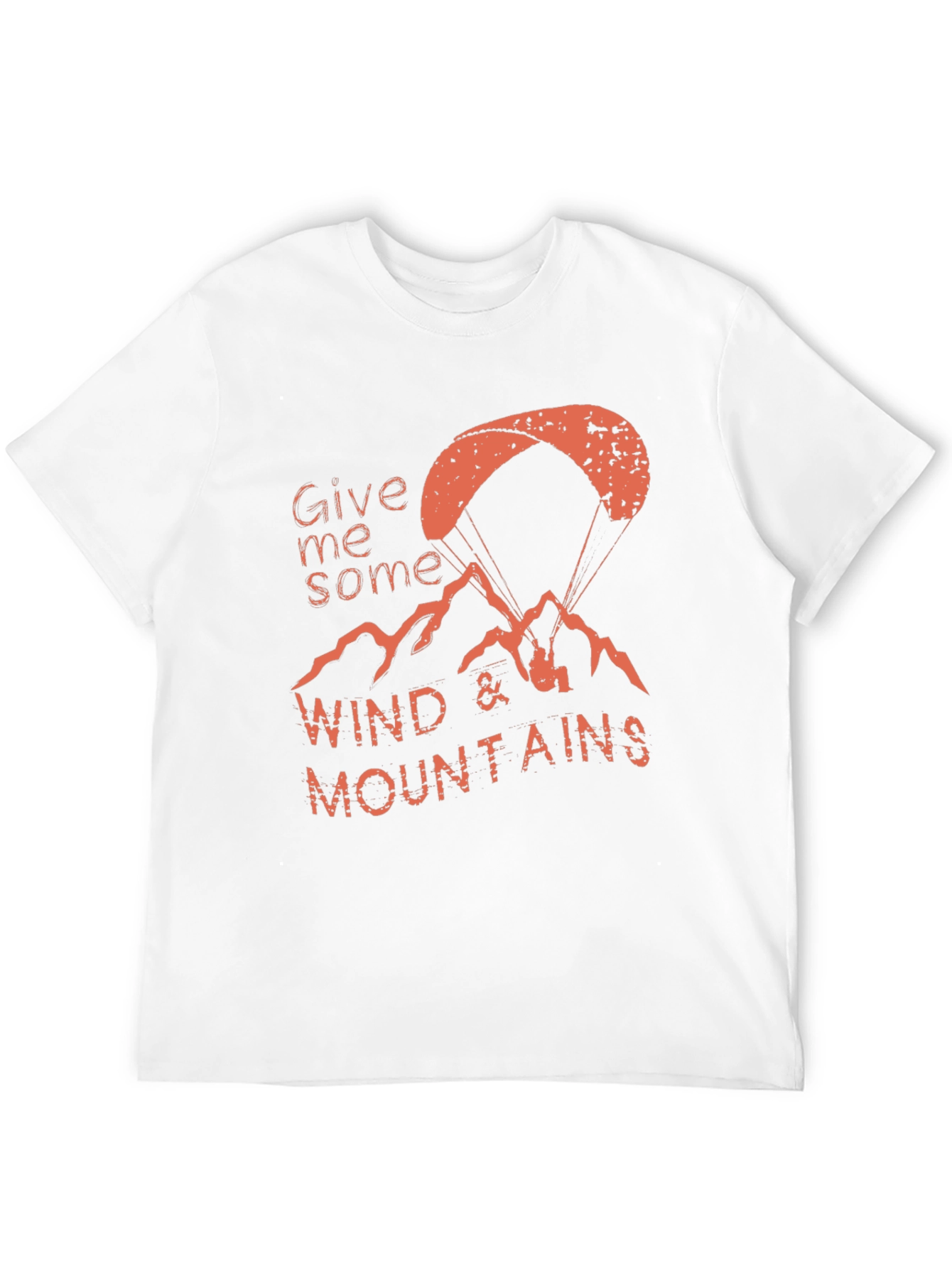 Give Me Some Wind & Mountains Black Graphic Tee
