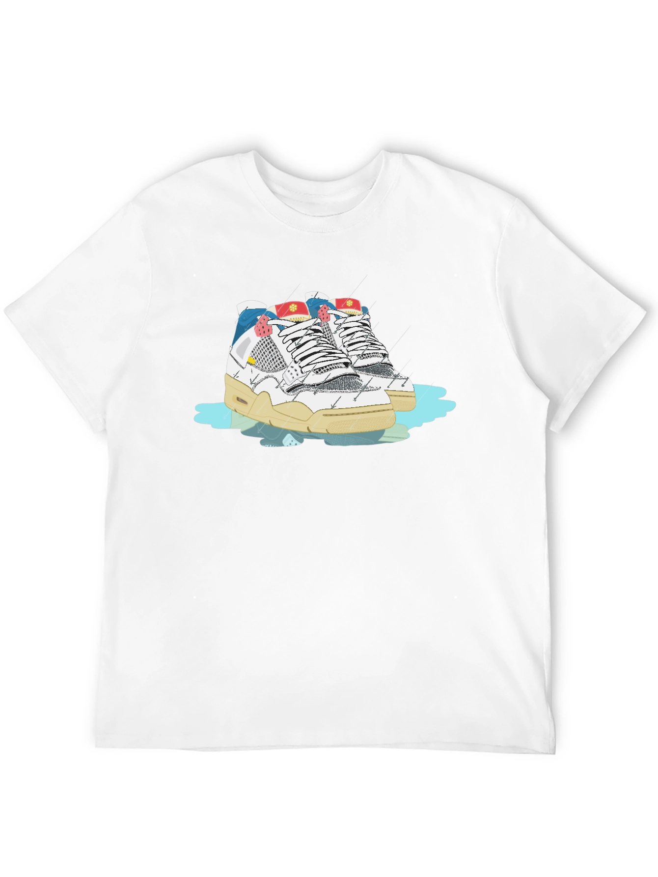 Sneaker Graphic Black T-Shirt