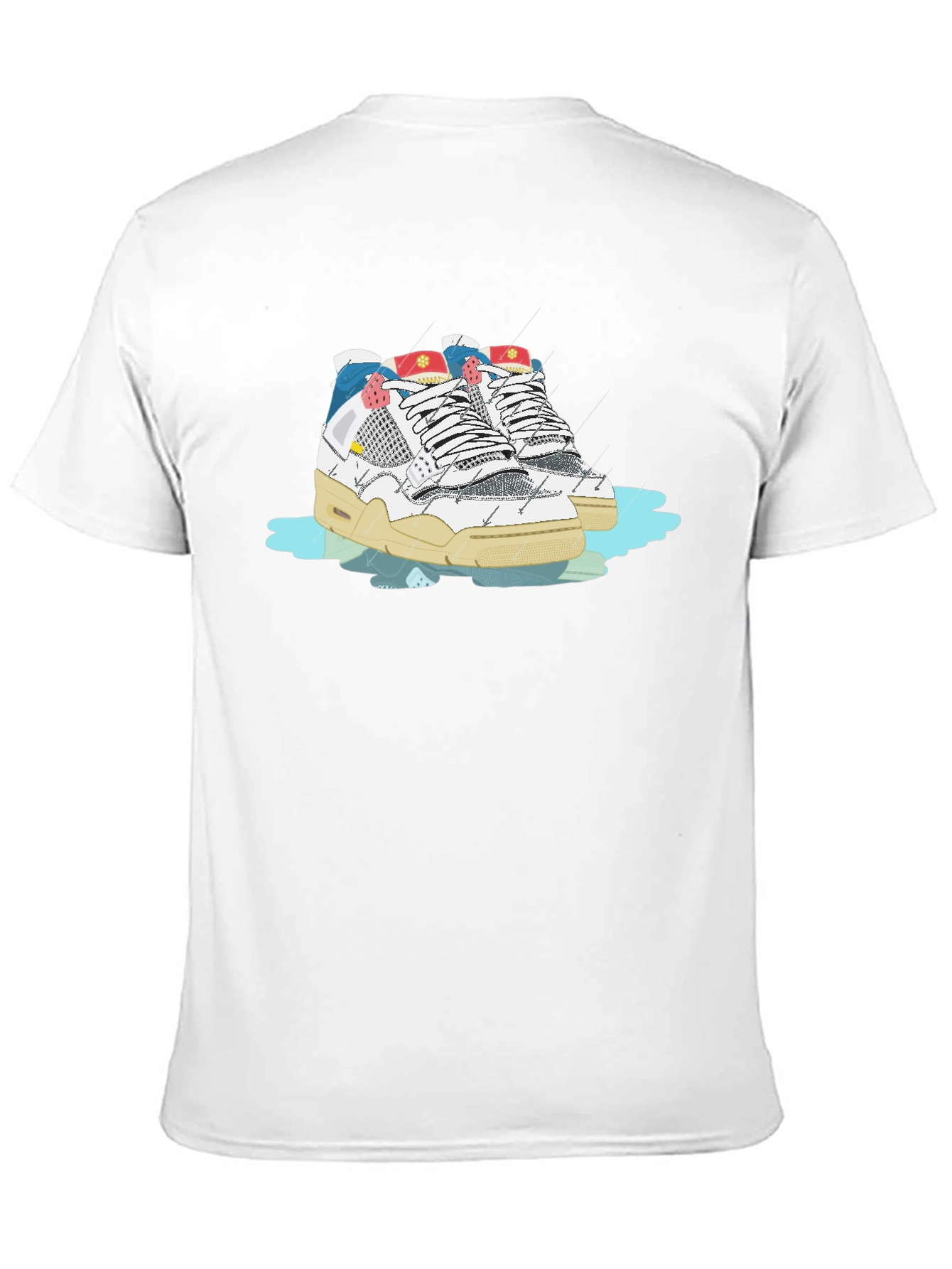 Sneaker Graphic Black T-Shirt