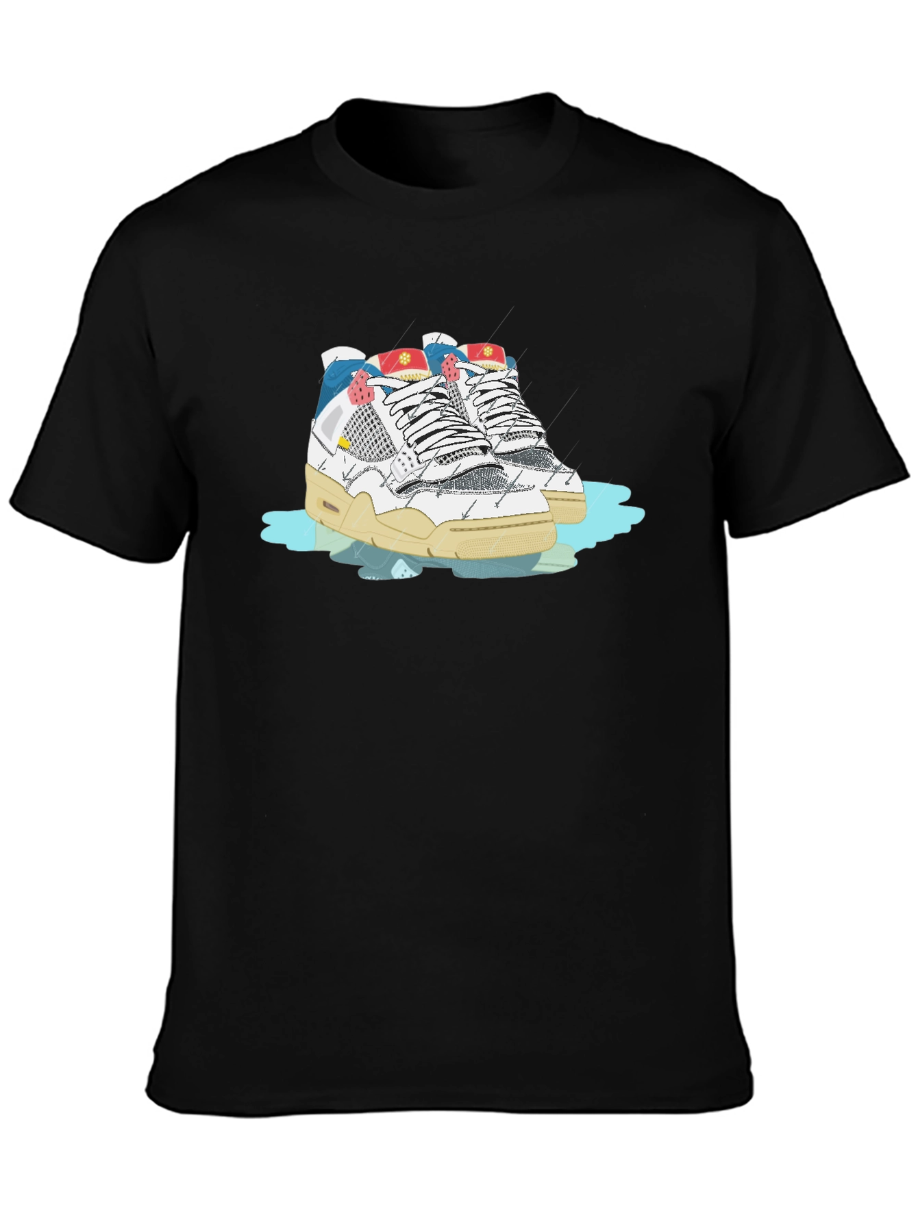 Sneaker Graphic Black T-Shirt