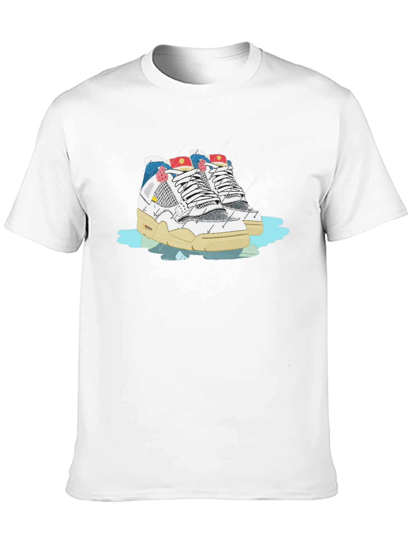 Sneaker Graphic Black T-Shirt
