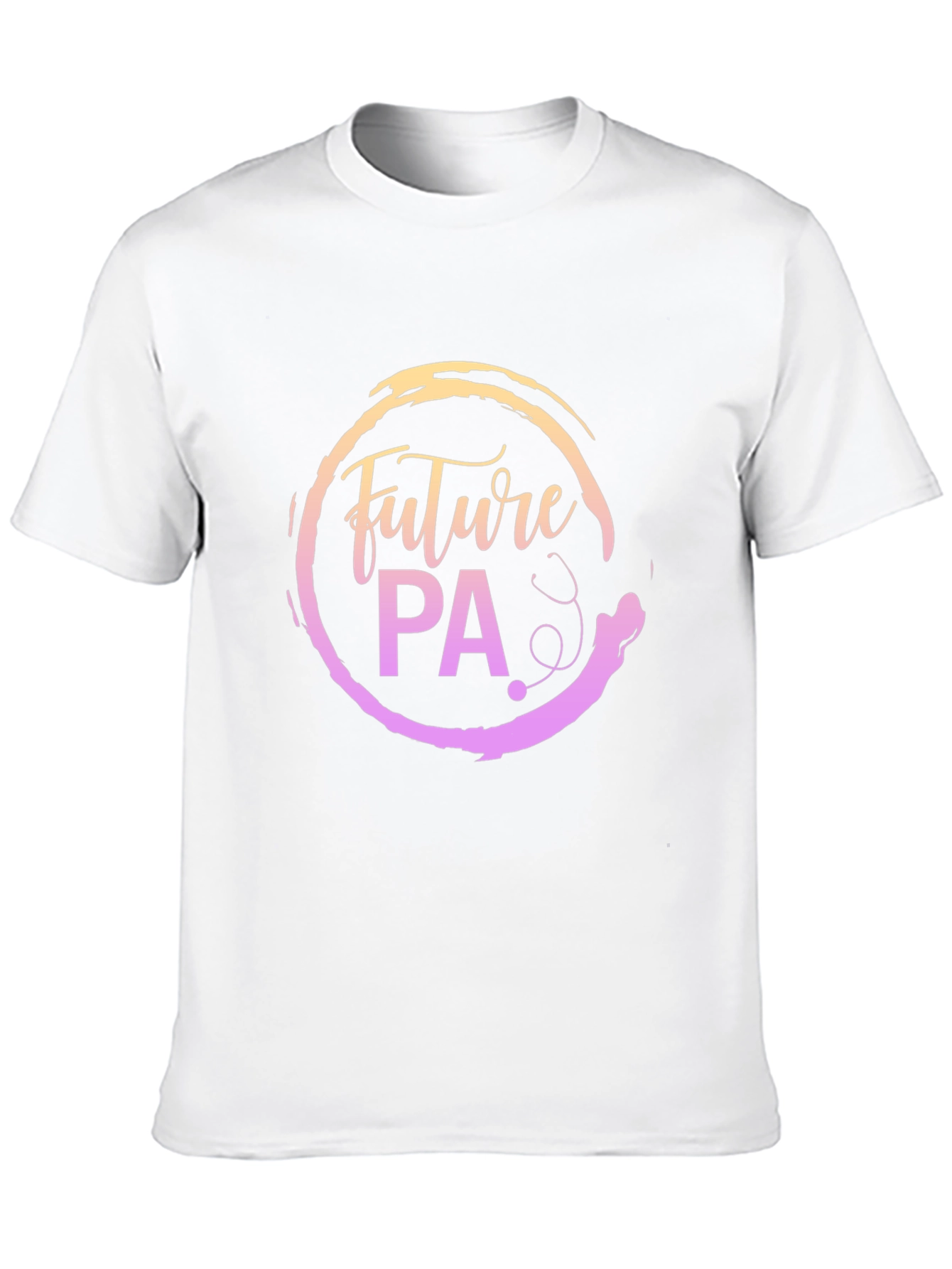 Future PA Black T-Shirt: Physician Assistant Design