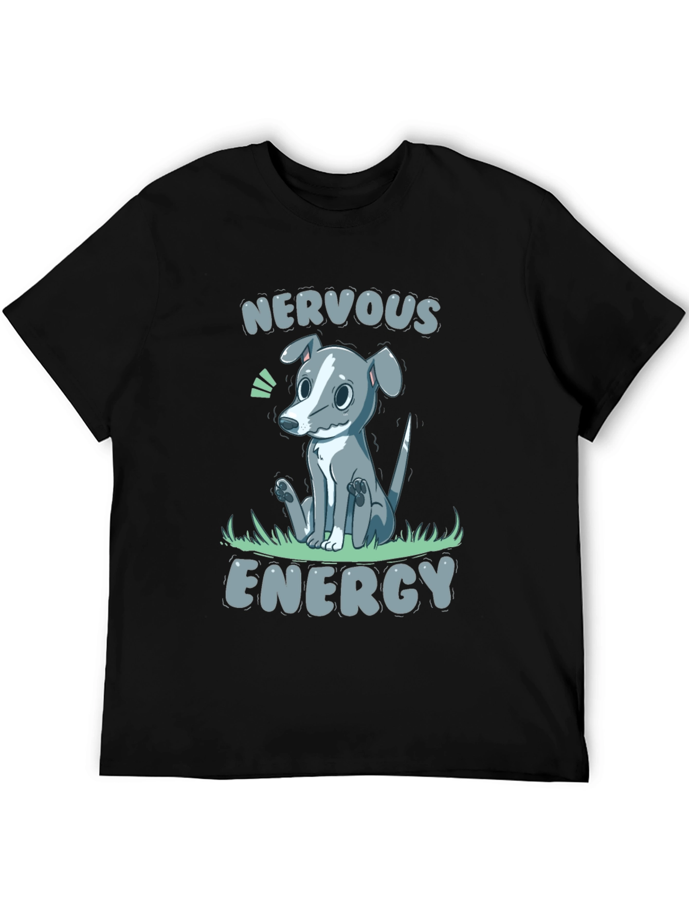 Nervous Energy Dog T-Shirt – Funny Introvert Dog Lover Tee