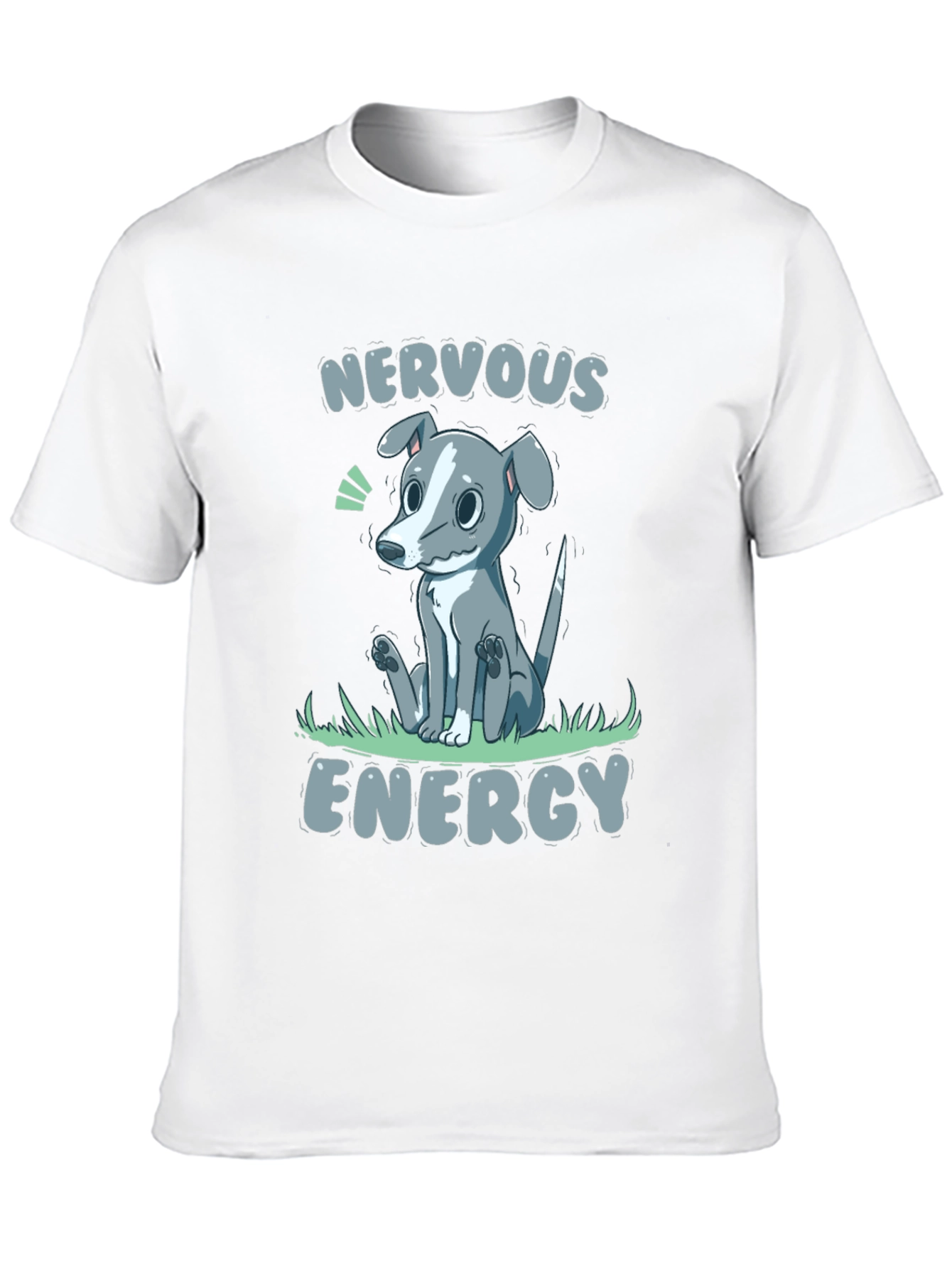 Nervous Energy Dog T-Shirt – Funny Introvert Dog Lover Tee