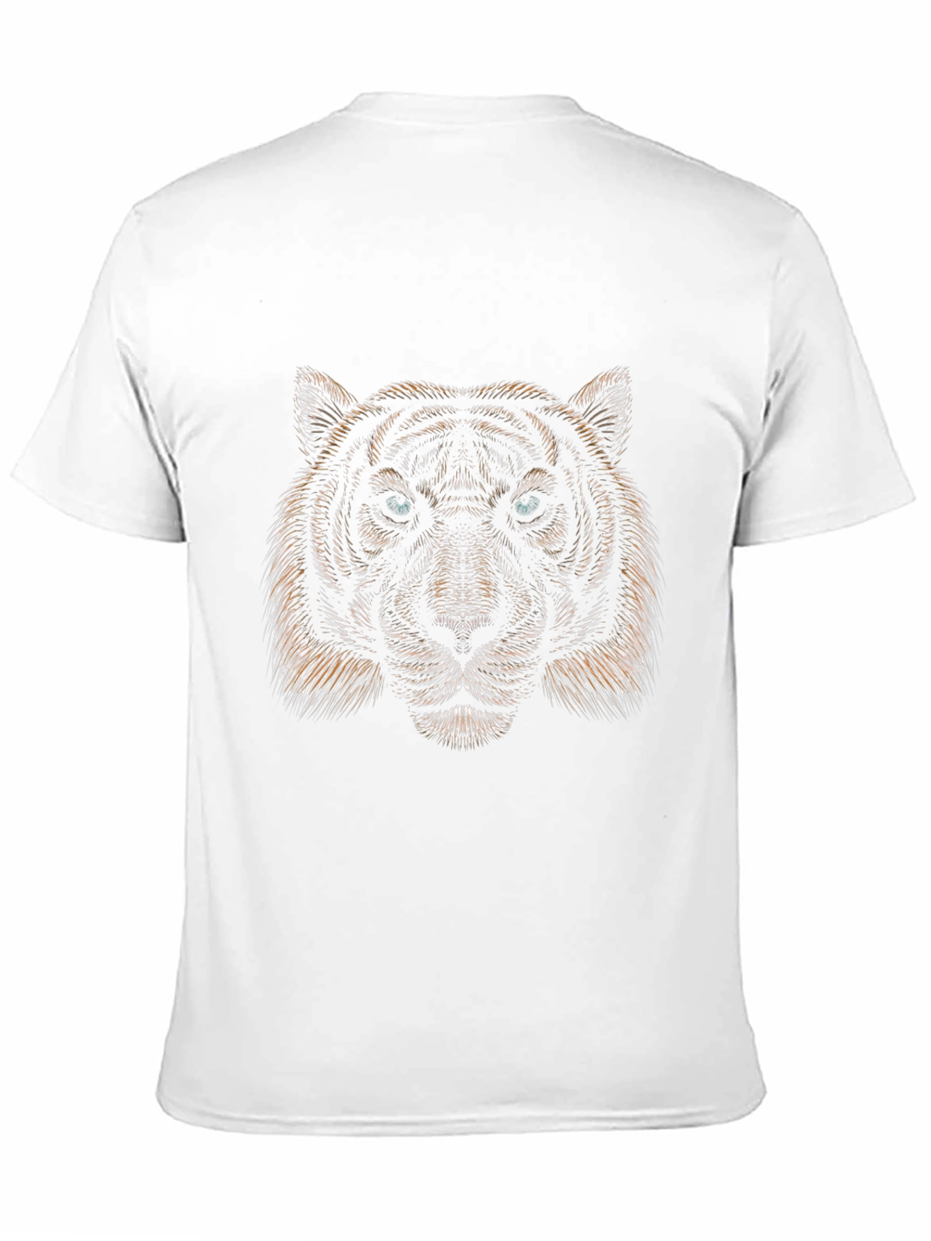 Tiger Face Graphic Black T-Shirt - Mens Fashion