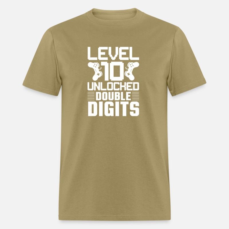 Level 10 Unlocked - Double Digits Gamer Tee