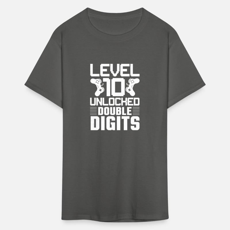 Level 10 Unlocked - Double Digits Gamer Tee