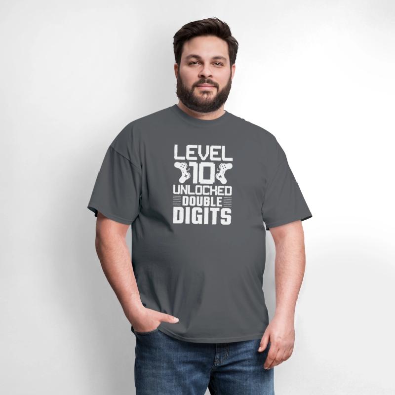 Level 10 Unlocked - Double Digits Gamer Tee
