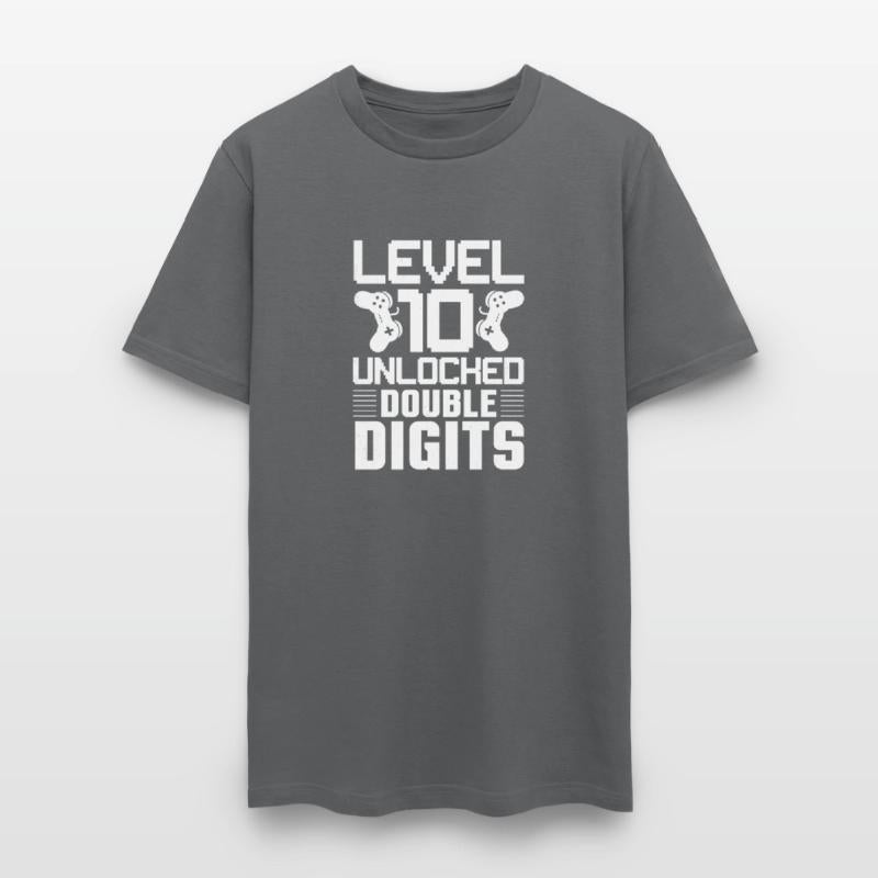 Level 10 Unlocked - Double Digits Gamer Tee