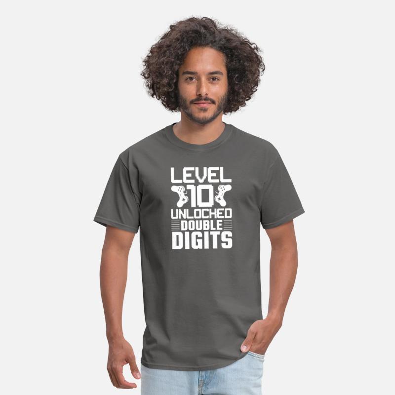 Level 10 Unlocked - Double Digits Gamer Tee
