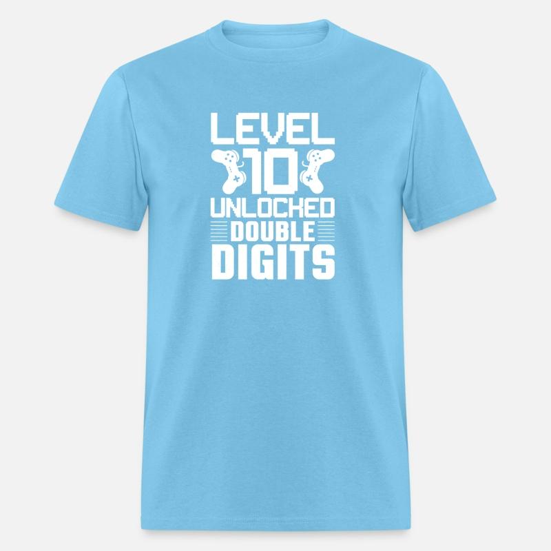Level 10 Unlocked - Double Digits Gamer Tee