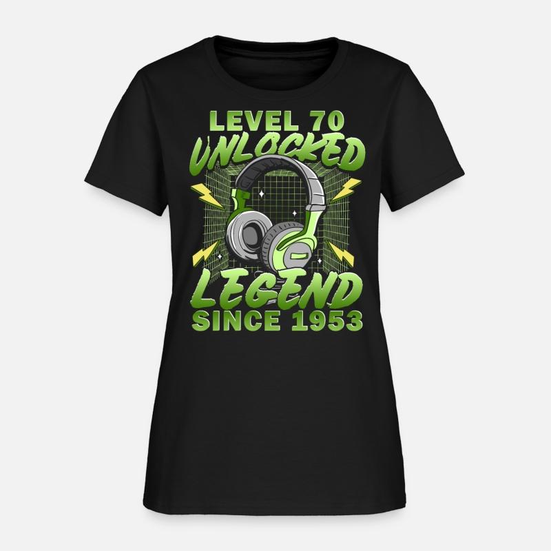 Level 70 gamer gaming birthday 70 years