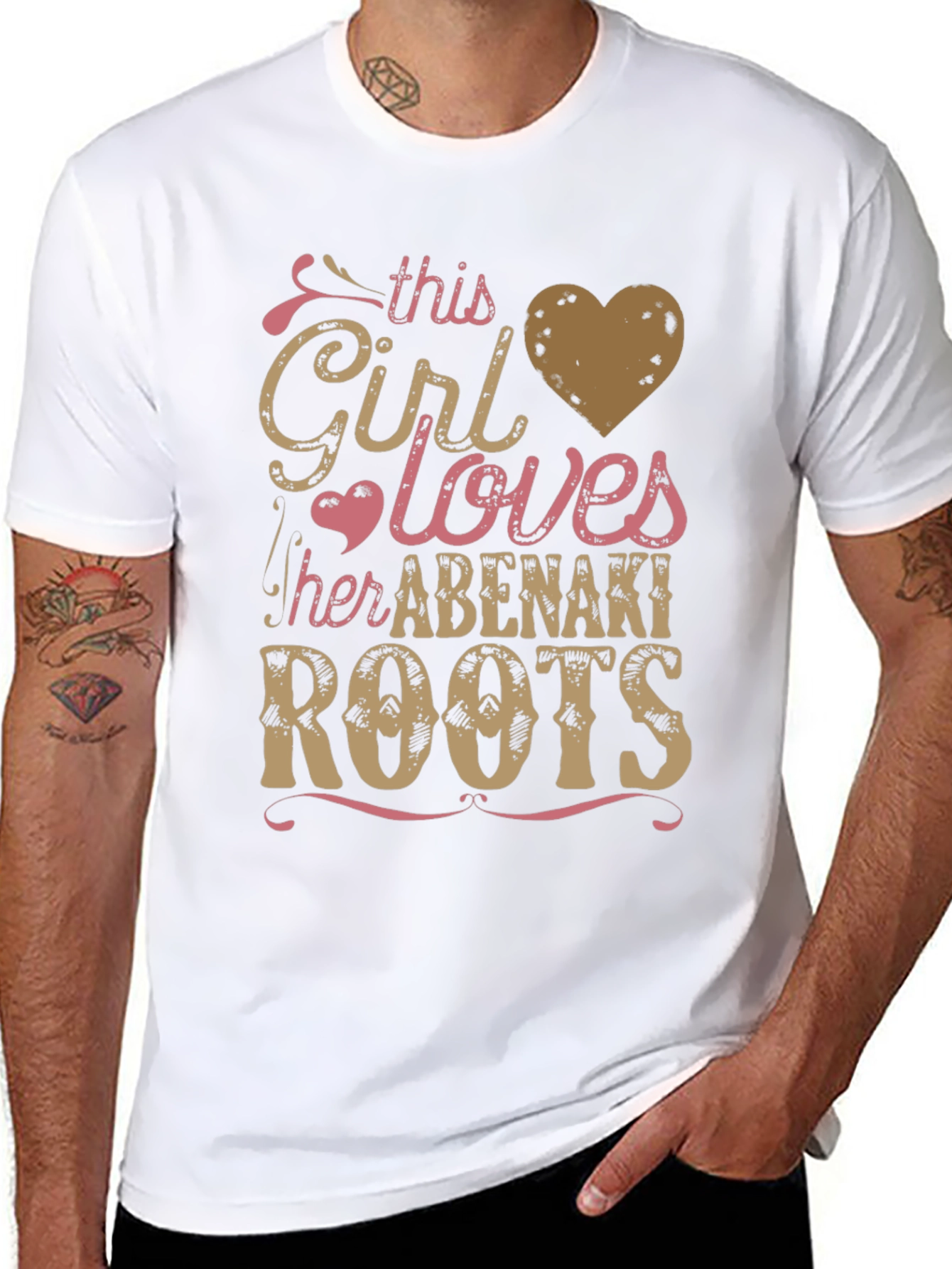 Abenaki Roots Girls T-Shirt