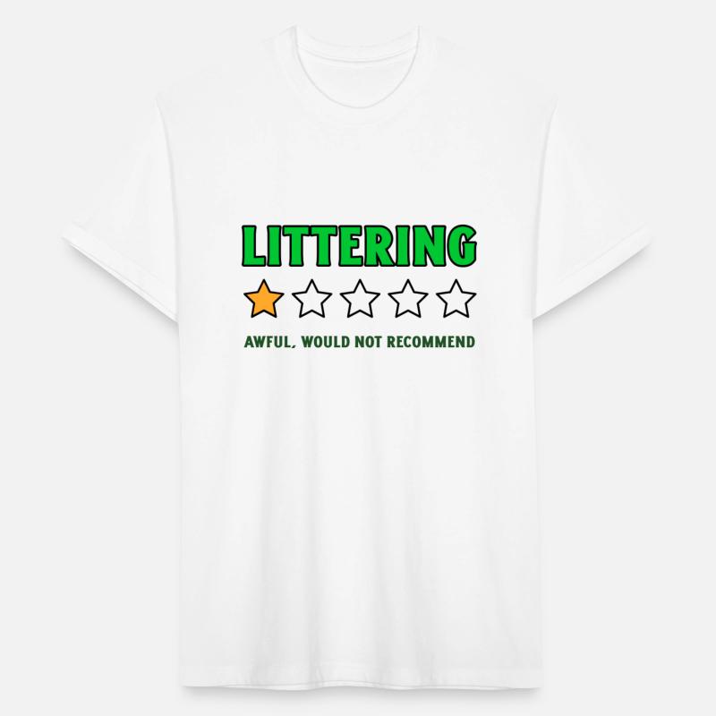 Littering 1 star rating Keep earth clean Earth Day