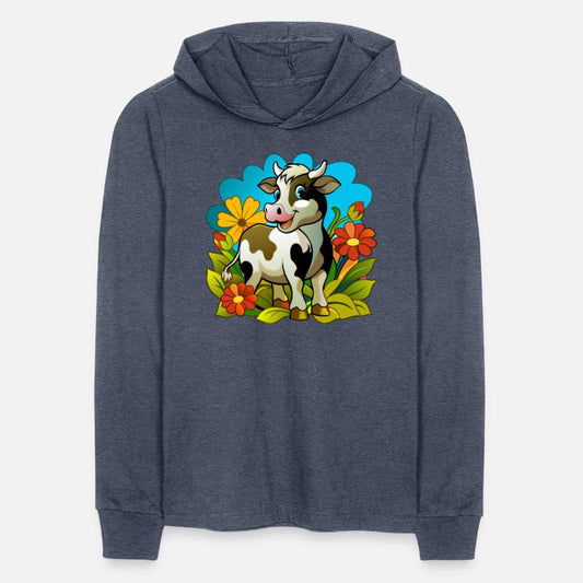 Little cow in the spring