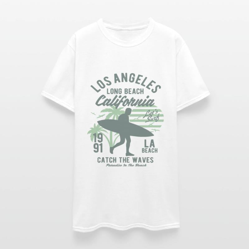 Los Angeles Long Beach California Surfer Surfing