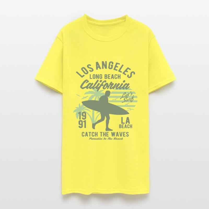 Los Angeles Long Beach California Surfer Surfing