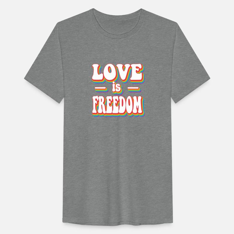 Love Is Freedom Pride Rainbow LGBTQ+
