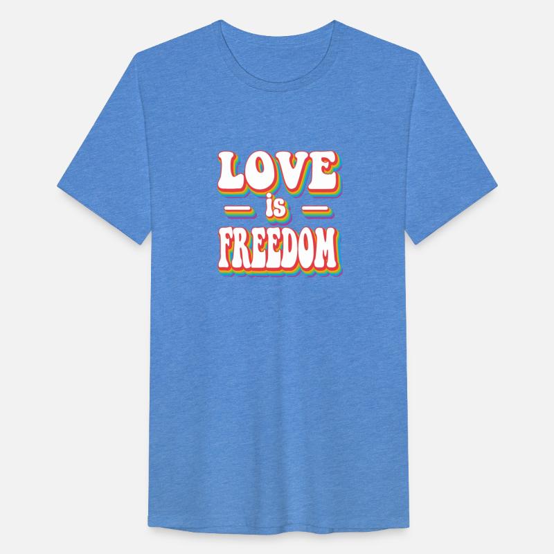 Love Is Freedom Pride Rainbow LGBTQ+