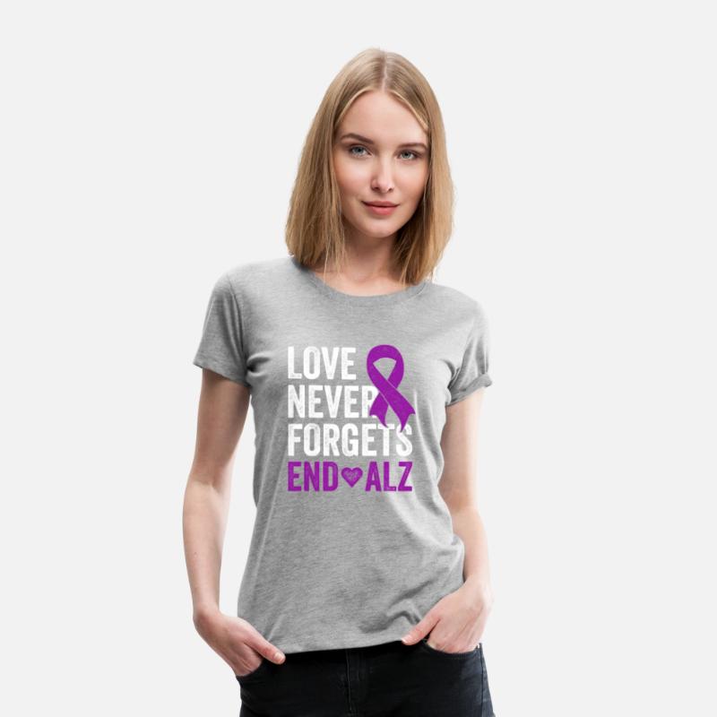 Love Never Forgets Purple Ribbon Awareness End