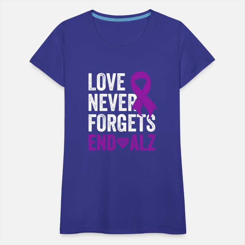 Love Never Forgets Purple Ribbon Awareness End