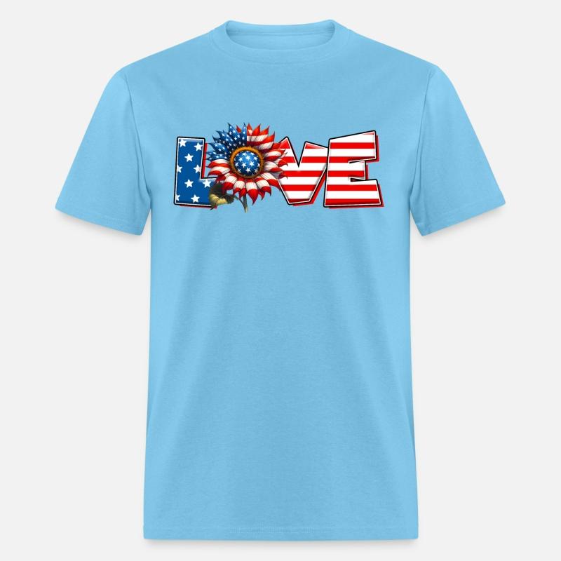 Love USA Memorial Day 4th of july celebration