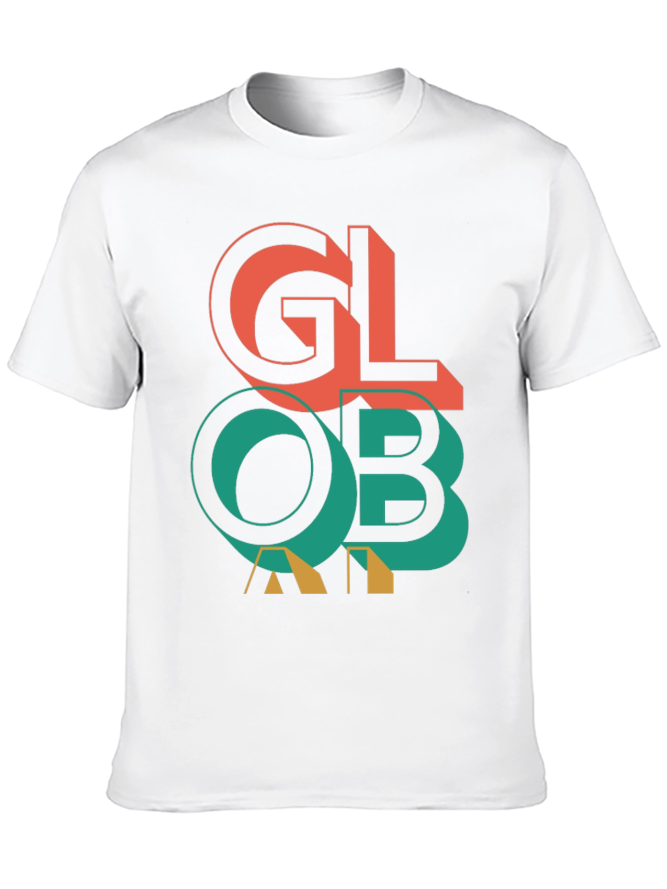 Global Graphic Print Tee - Stylish Everyday Wear