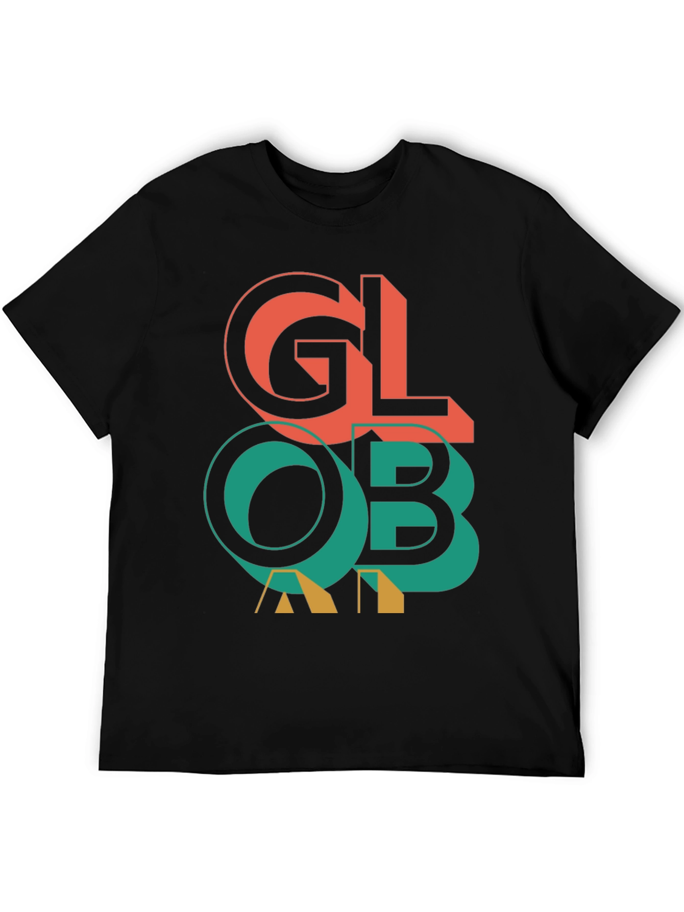 Global Graphic Print Tee - Stylish Everyday Wear