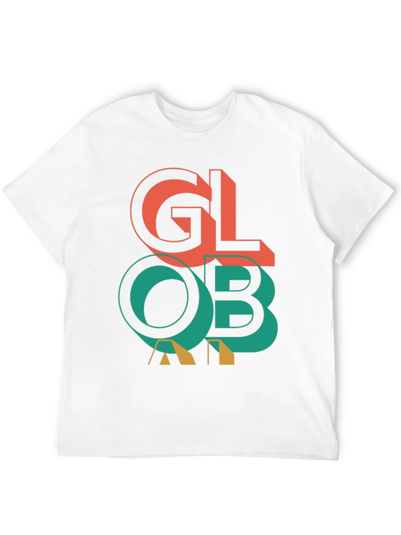 Global Graphic Print Tee - Stylish Everyday Wear