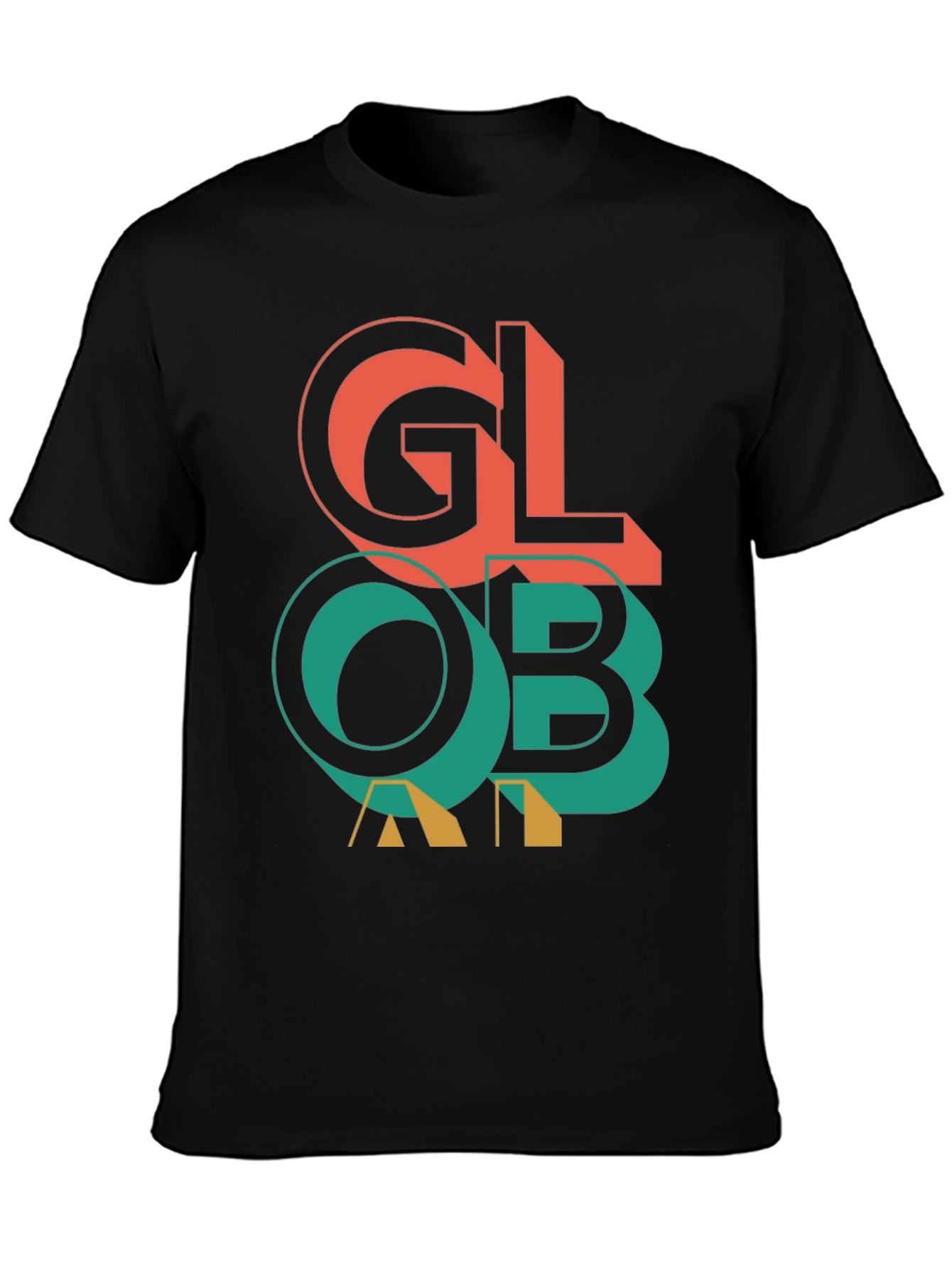 Global Graphic Print Tee - Stylish Everyday Wear