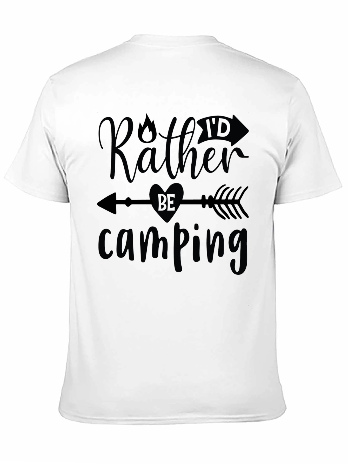 Camping T-Shirt - Rather Be Camping Graphic Tee
