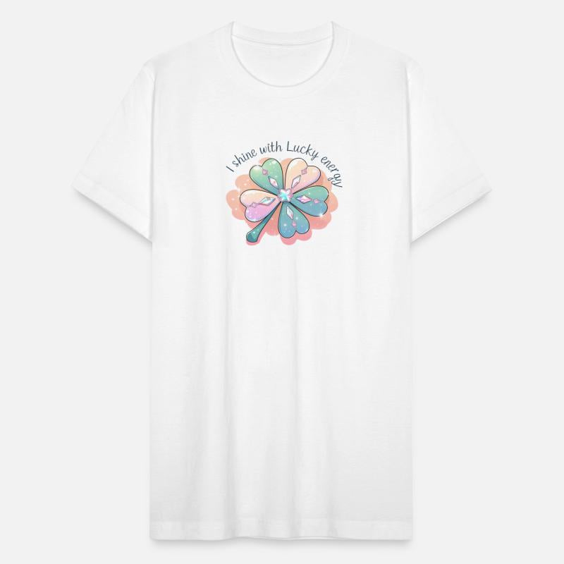 Lucky Four Leaf Clover with Sparkling Gemstones