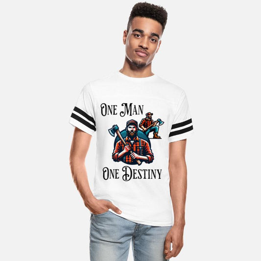 Lumberjack Destiny Funny Man Axe Shirt