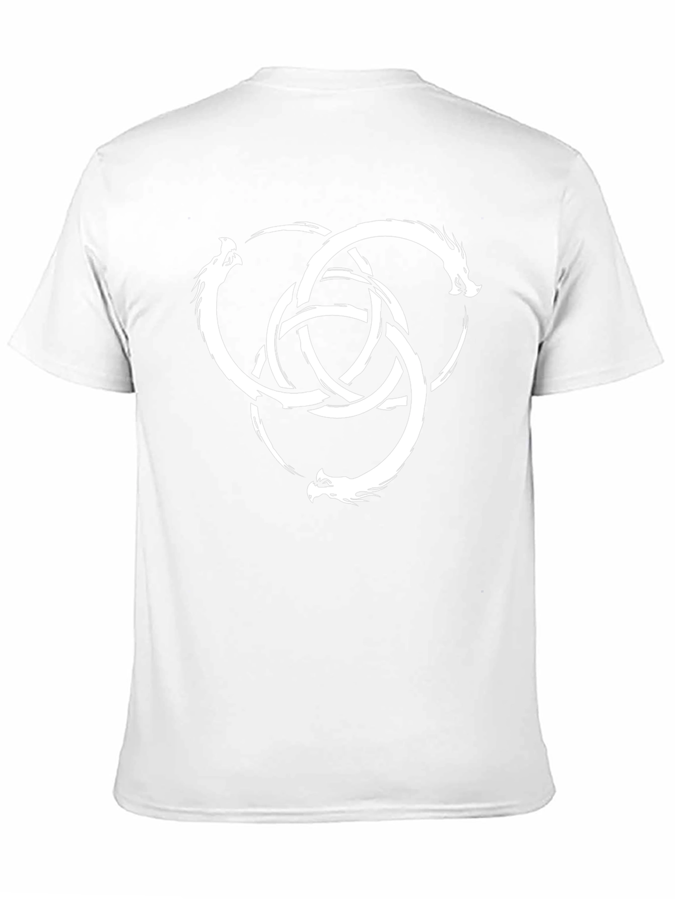 Dragon Knot Graphic Black T-Shirt