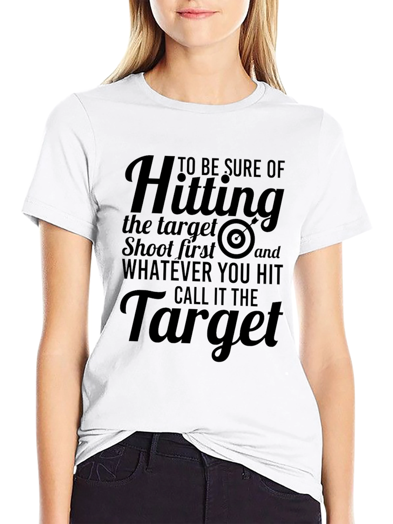 Humorous Target Shooting T-Shirt