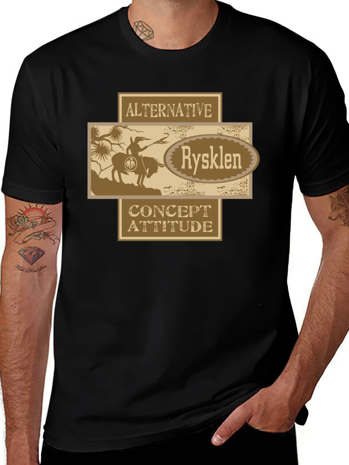 Alternative Rysklen Graphic Tee - Concept Attitude T-Shirt