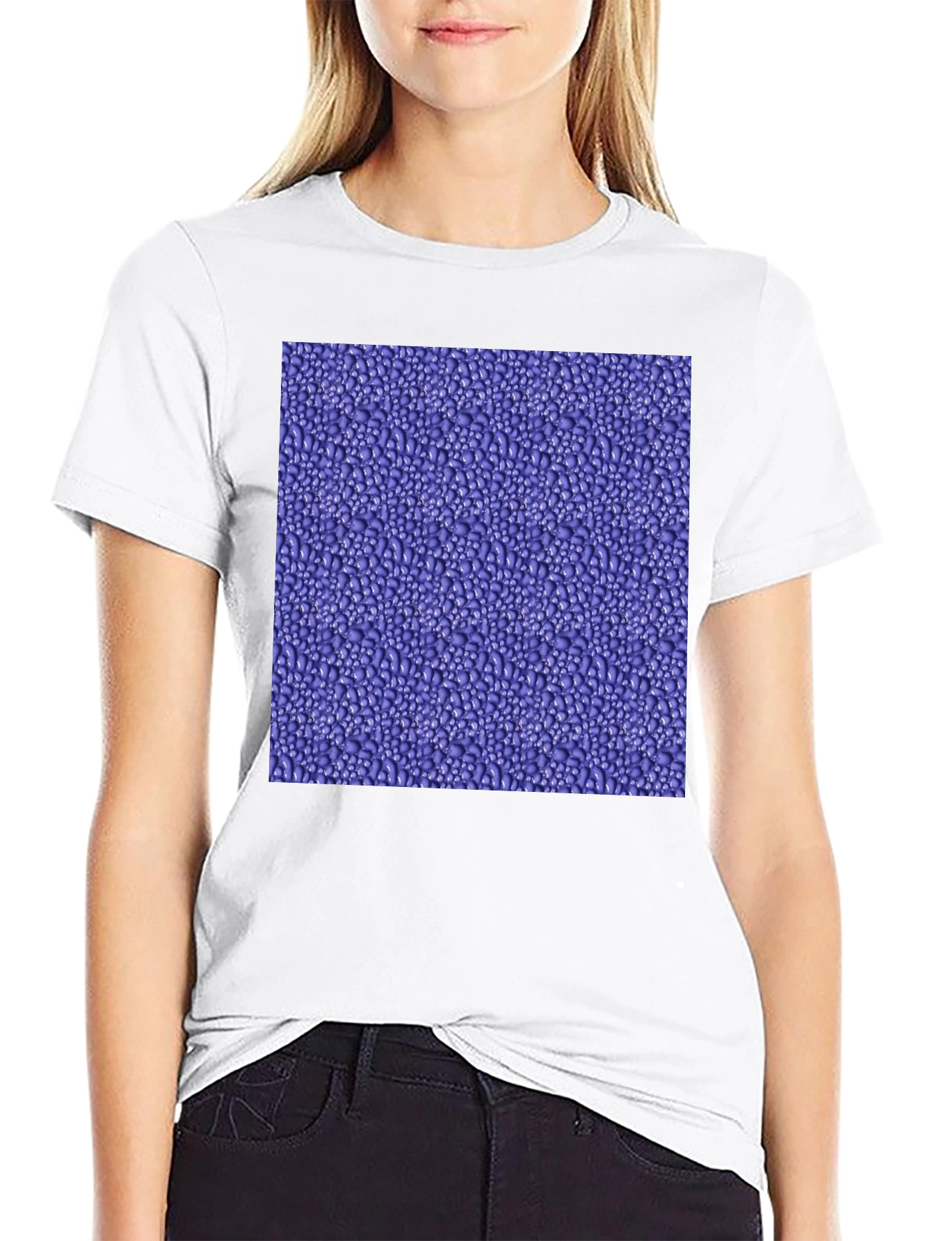 Abstract Pattern Mens Crew Neck Tee