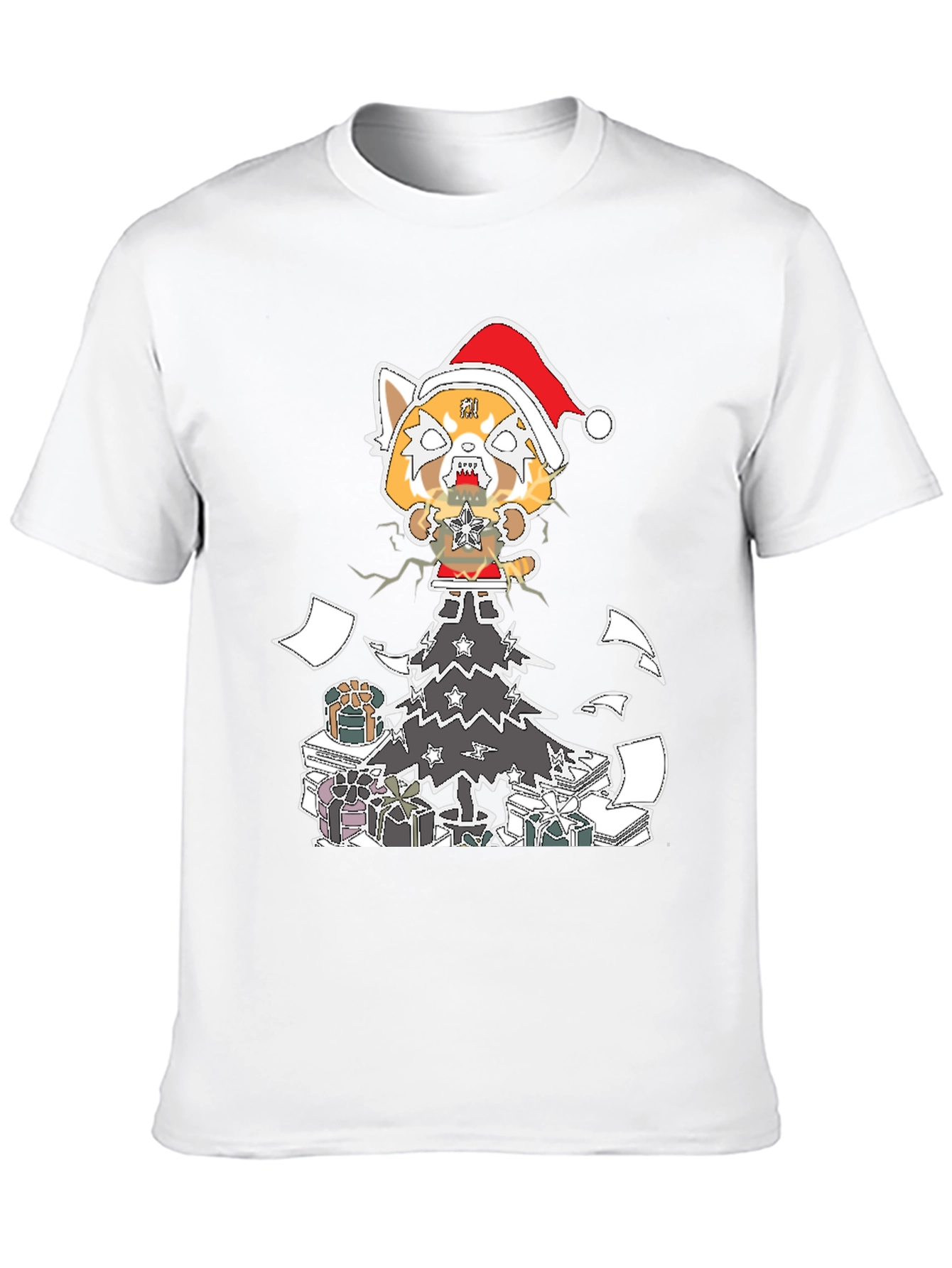 Aggretsuko Christmas T-Shirt - Heavy Metal Holiday