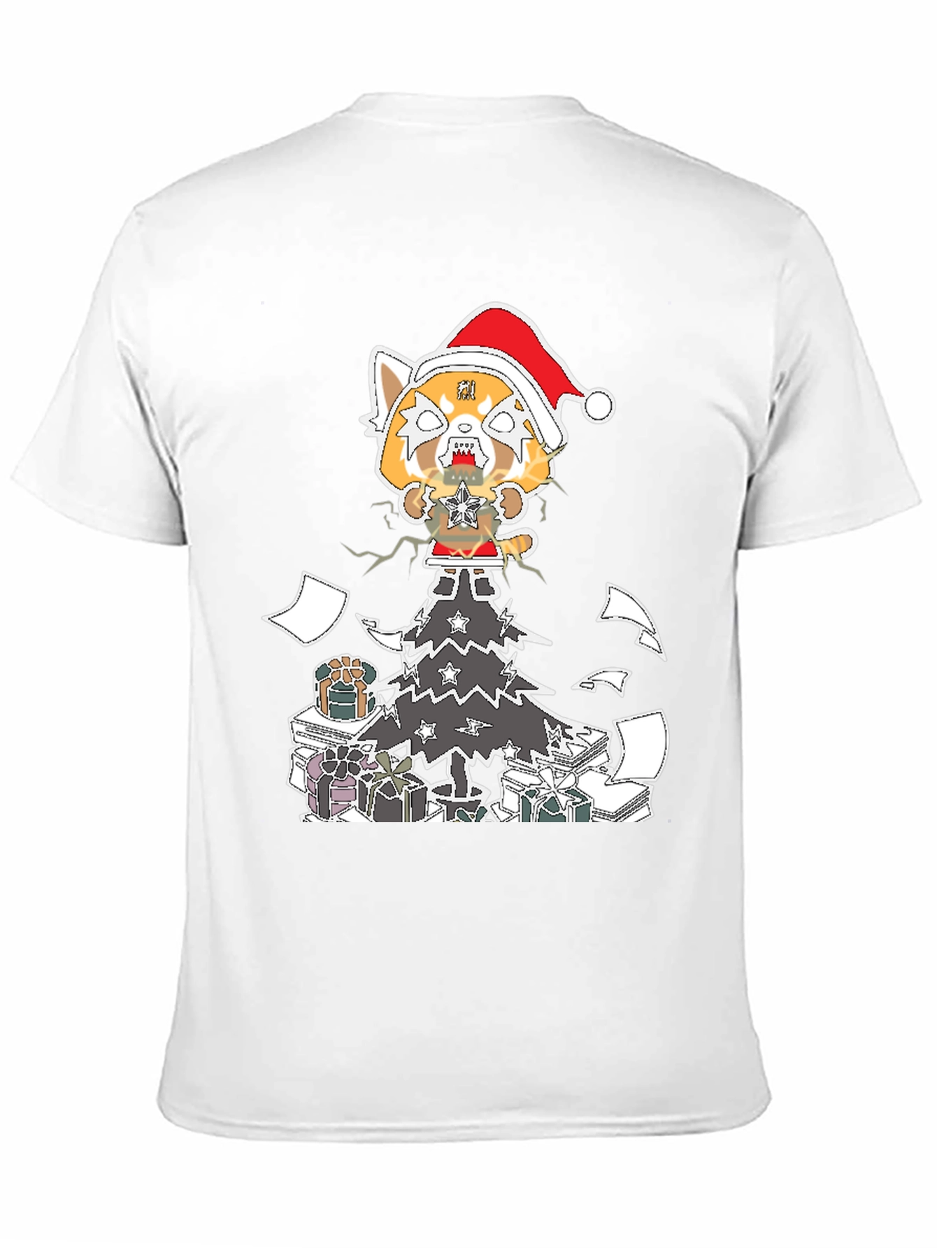 Aggretsuko Christmas T-Shirt - Heavy Metal Holiday
