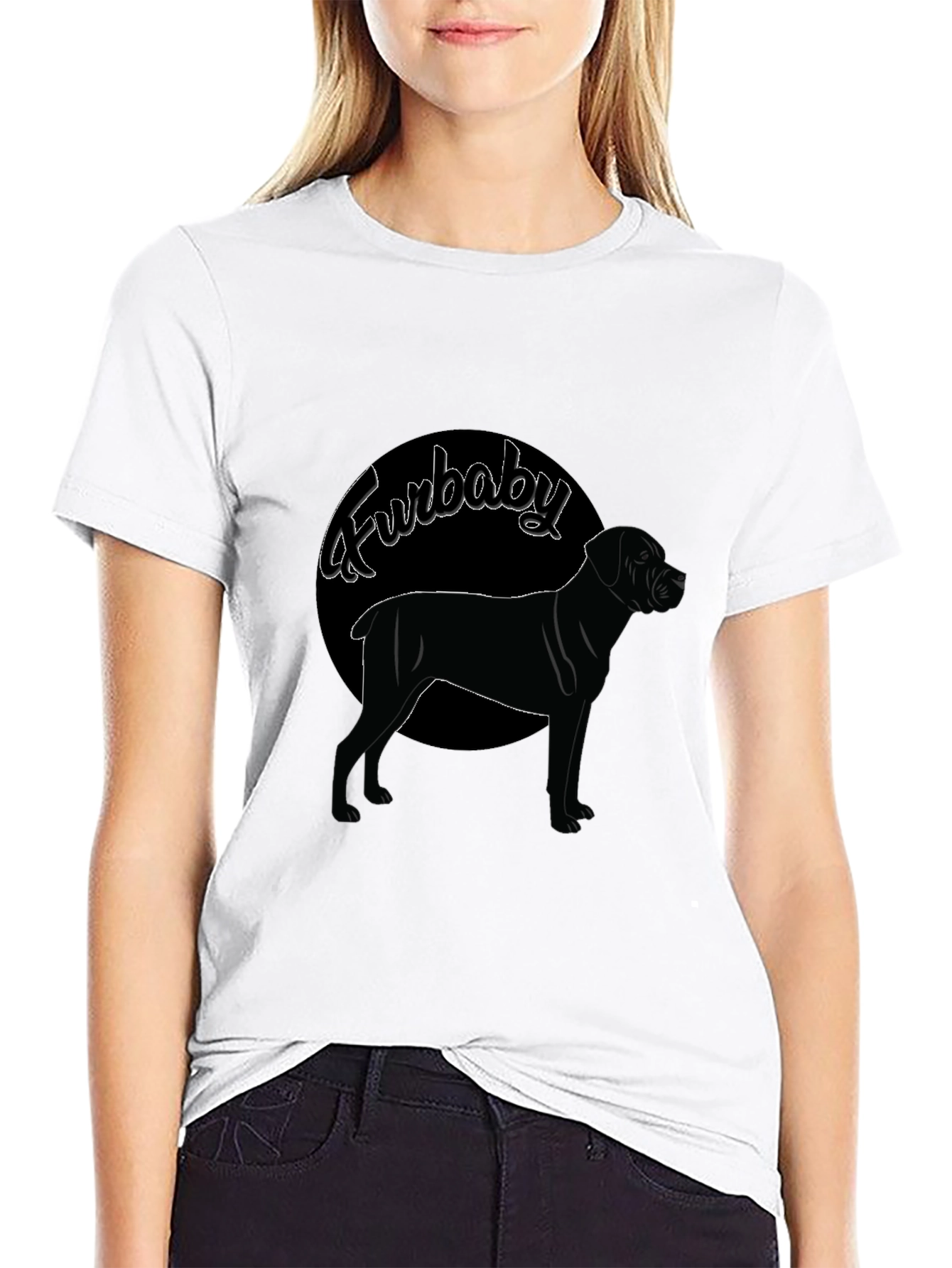 Furbaby Dog T-Shirt - Black