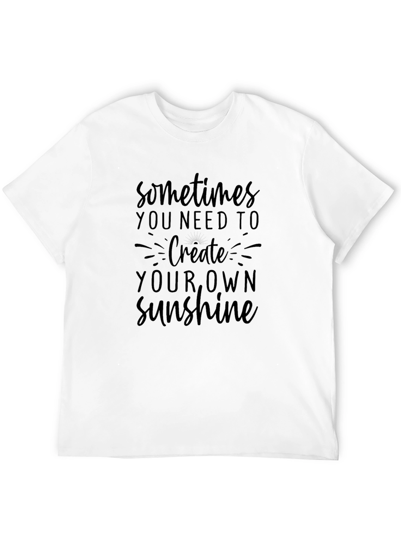 Sunshine Graphic Tee - Inspirational Message