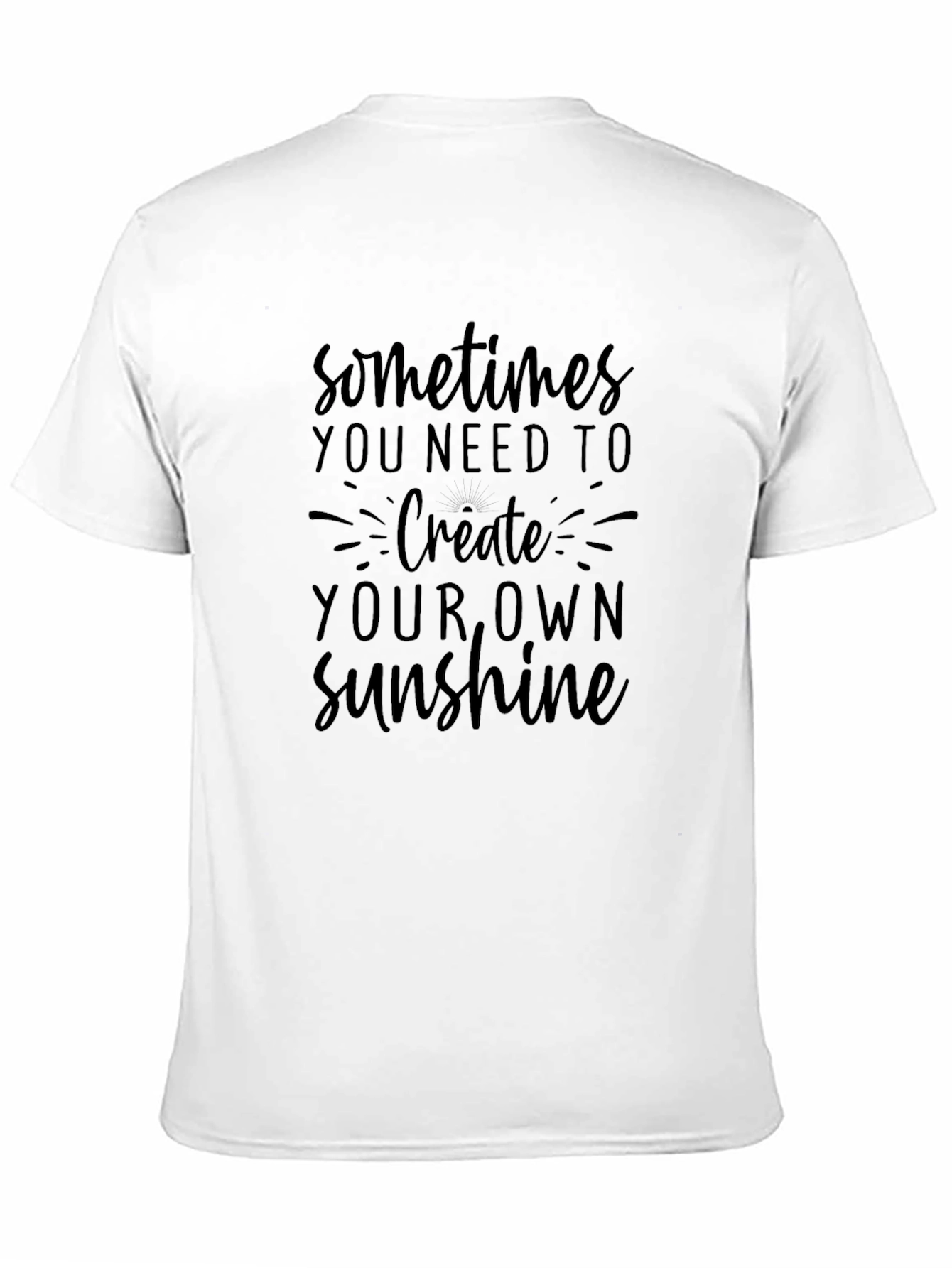 Sunshine Graphic Tee - Inspirational Message