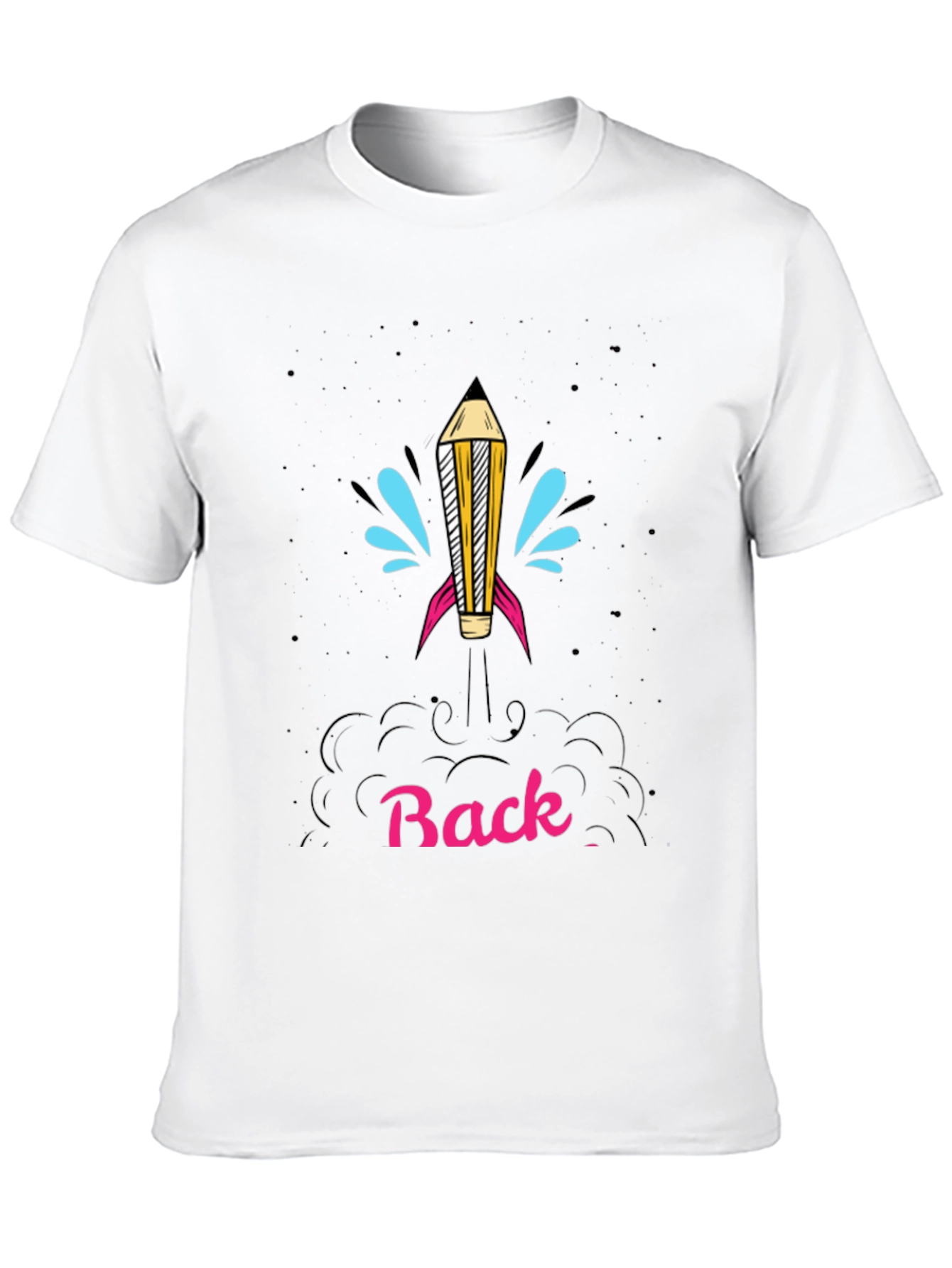 Back to School Rocket Pencil T-Shirt