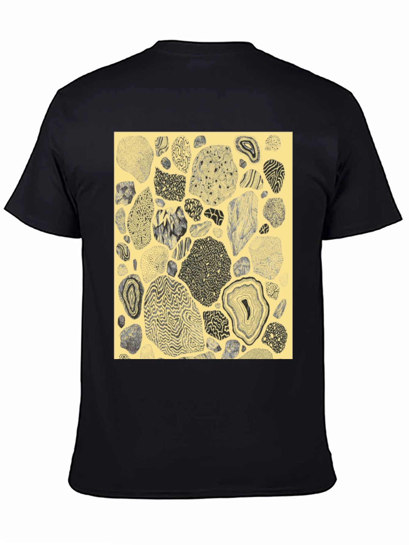 Abstract Geode Graphic Tee - Unique Art Shirt