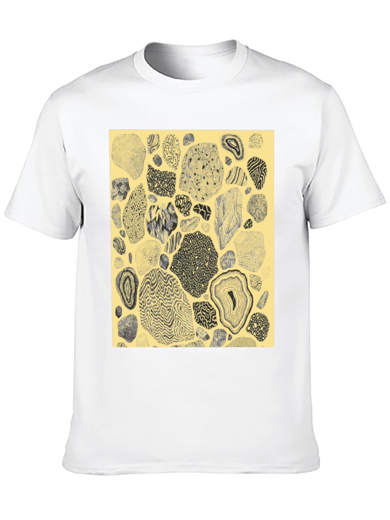 Abstract Geode Graphic Tee - Unique Art Shirt