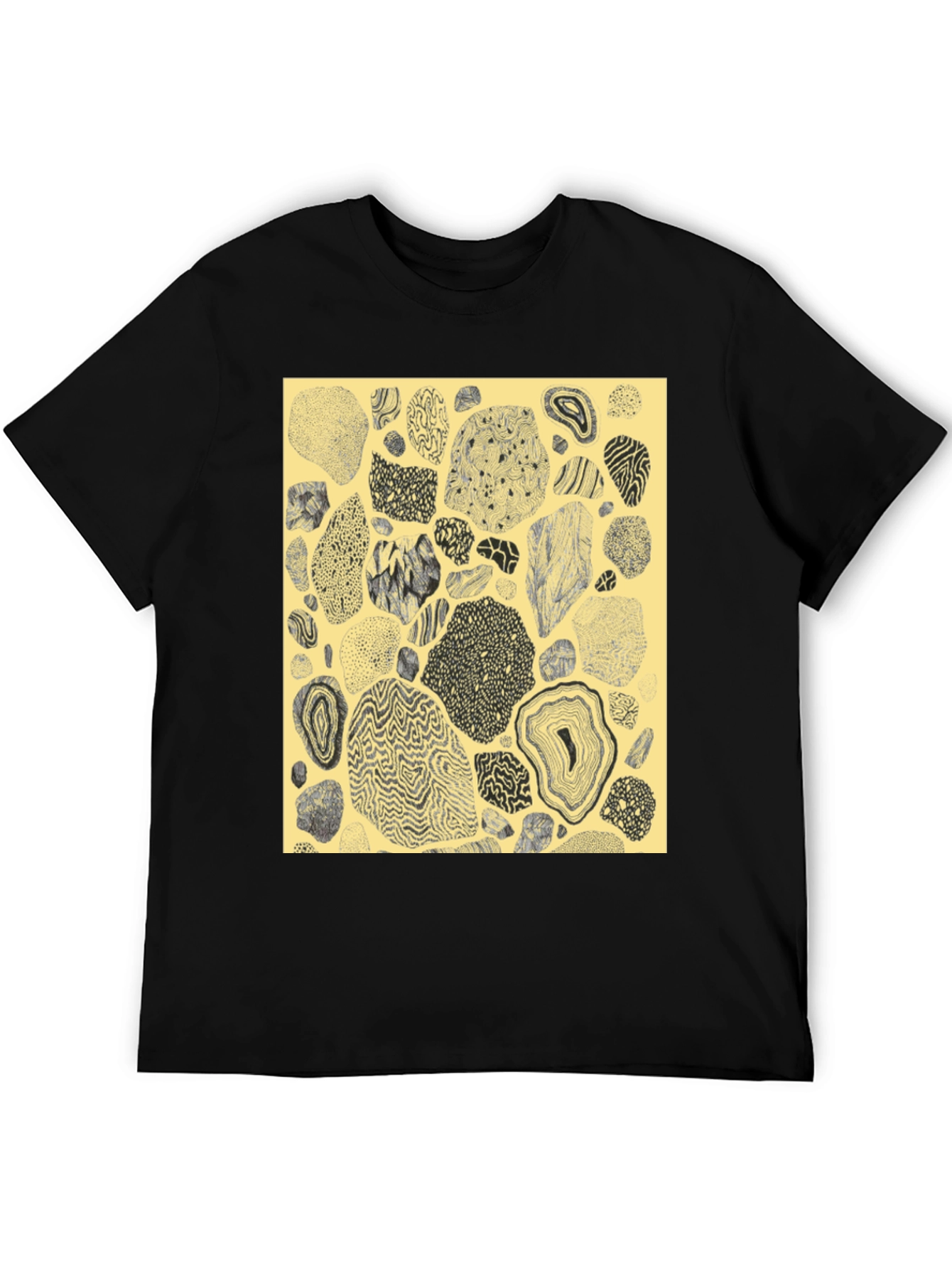 Abstract Geode Graphic Tee - Unique Art Shirt