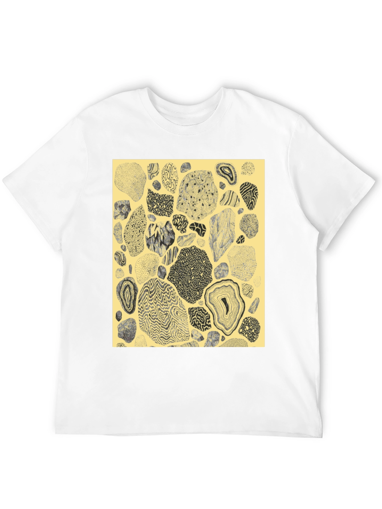Abstract Geode Graphic Tee - Unique Art Shirt