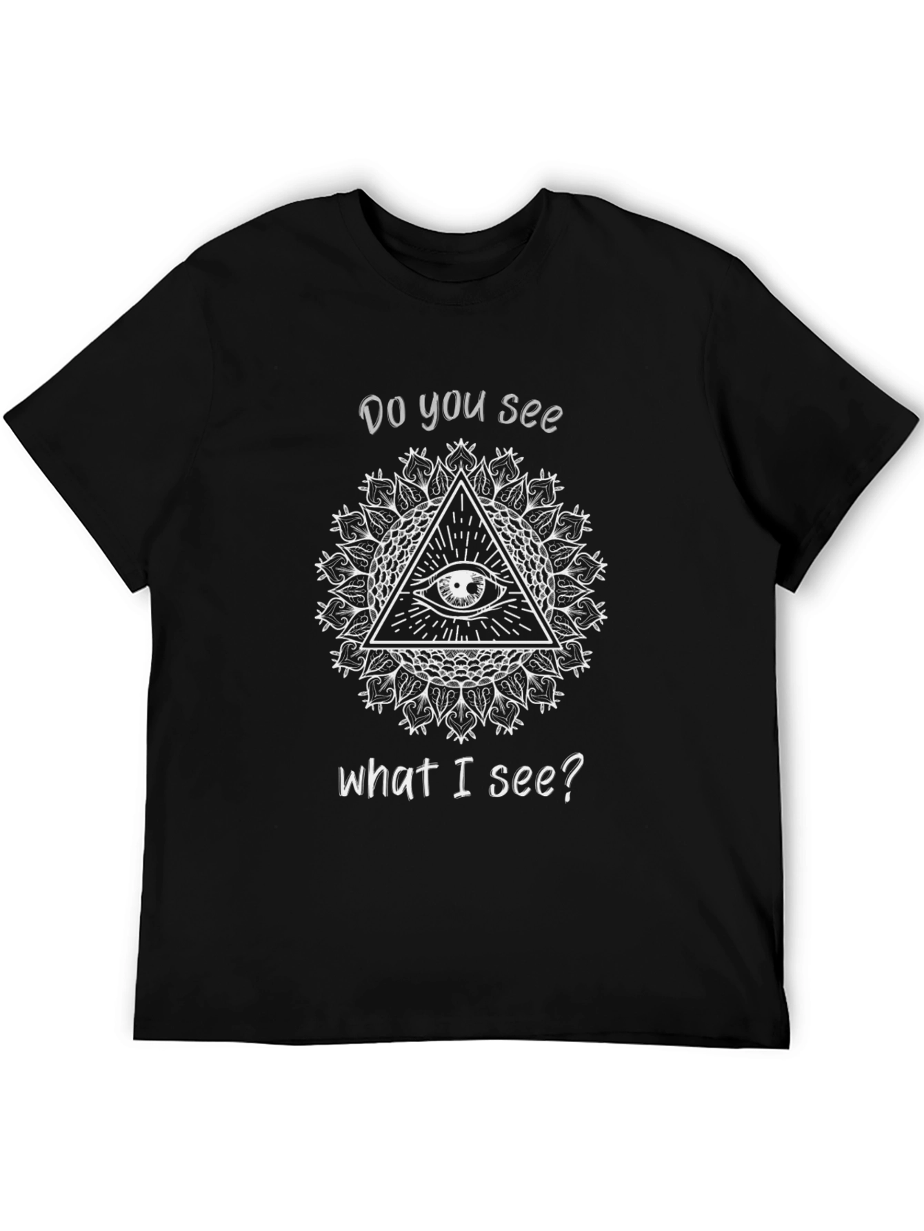 All Seeing Eye Graphic T-Shirt - Unisex Black Tee