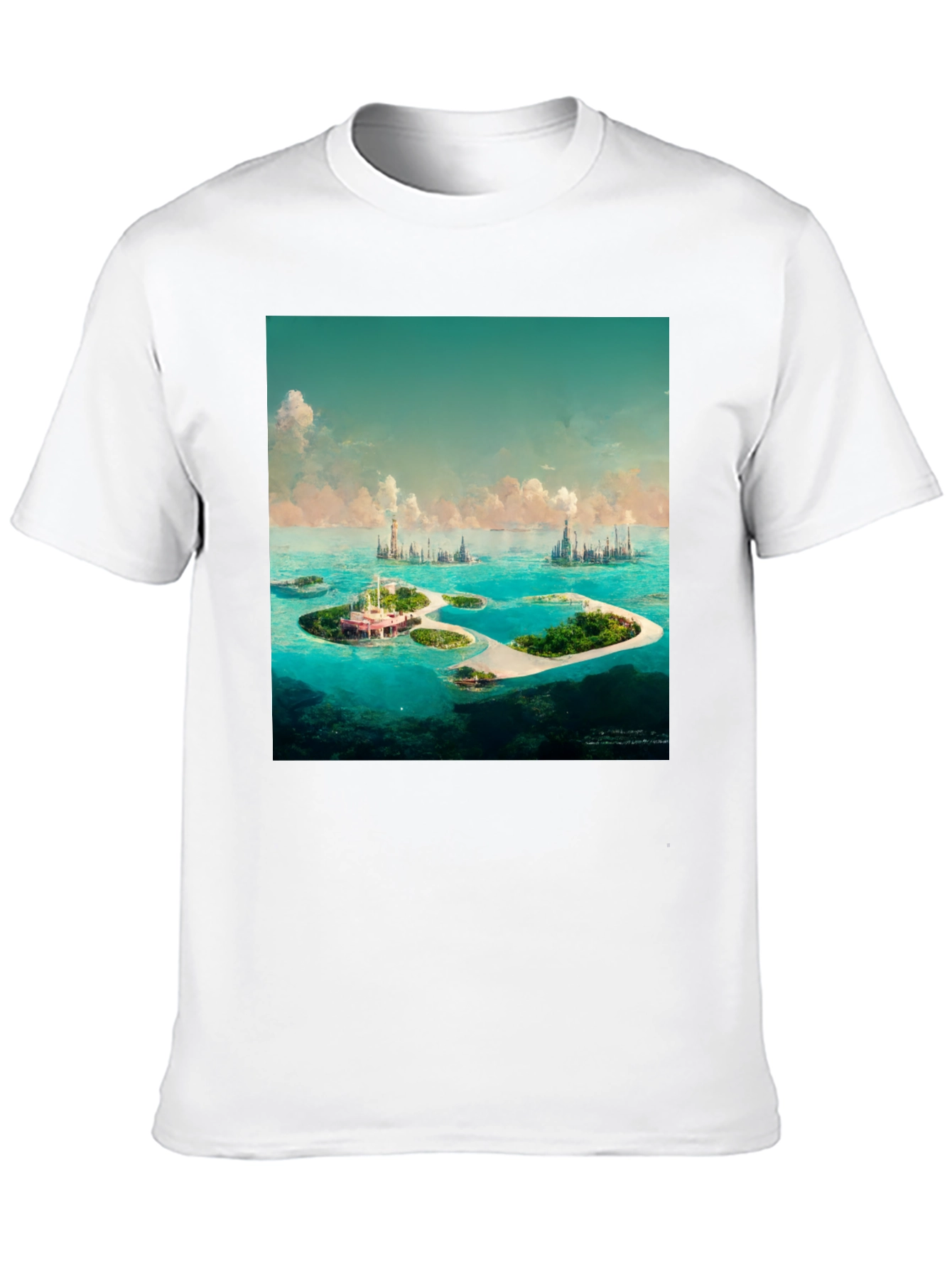Island City Graphic Tee - Mens Black T-Shirt