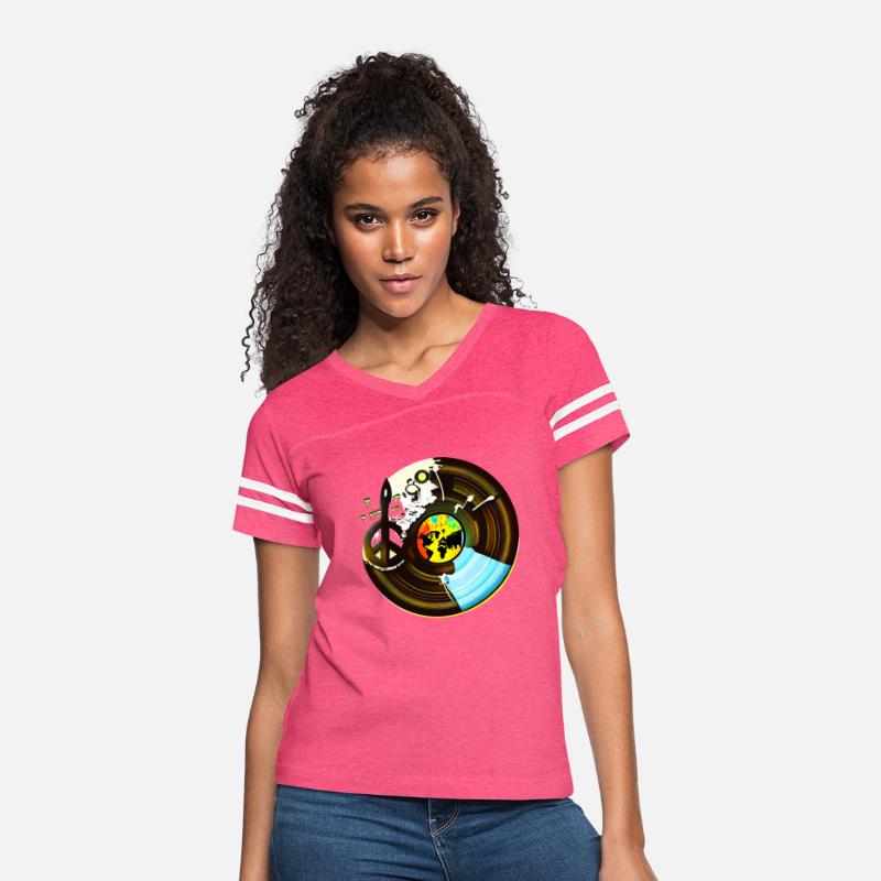 Make Music Not War | Hippie Peace & Vinyl Record